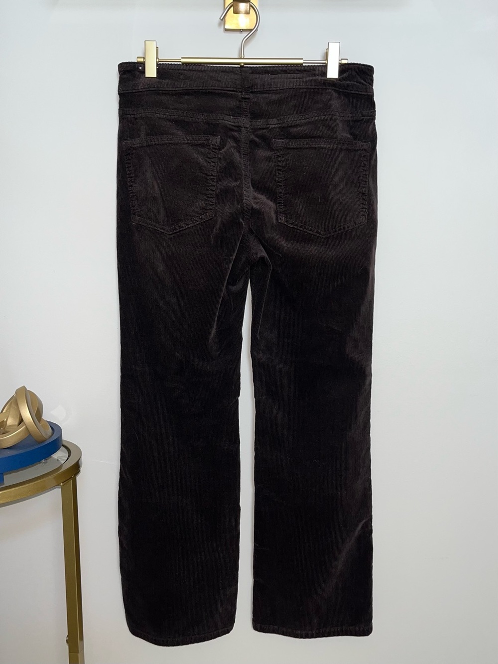 Pilcro by Anthropologie | The Yaya Brown Corduroy Cropped Kick Flare Pants - Picture 6 of 10